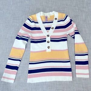 Francesca’s Alya Striped Shirt